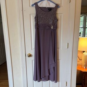 Elegant Purple Kathy Roberts Sleeveless Dress size 12